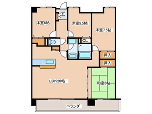 リバーサイド都府楼の物件間取画像